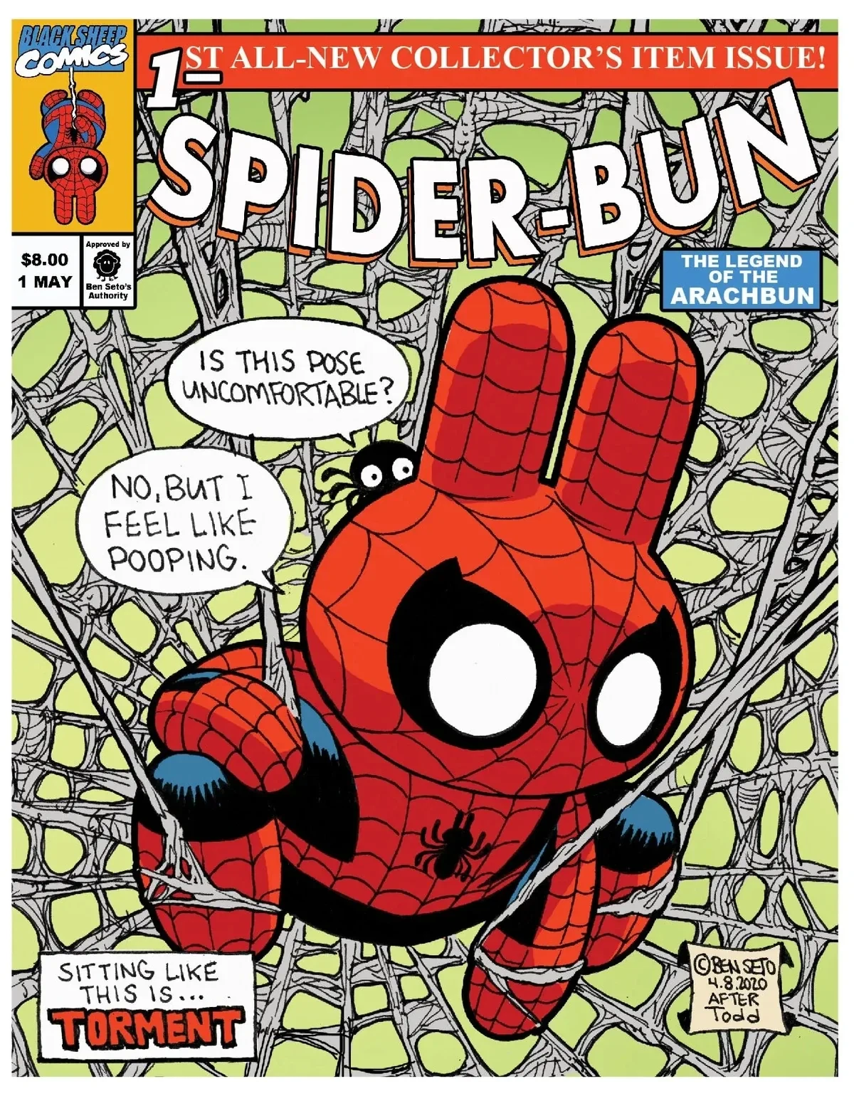 Spider-Bun #1 — Second Printing Spider-Man #1 Homage