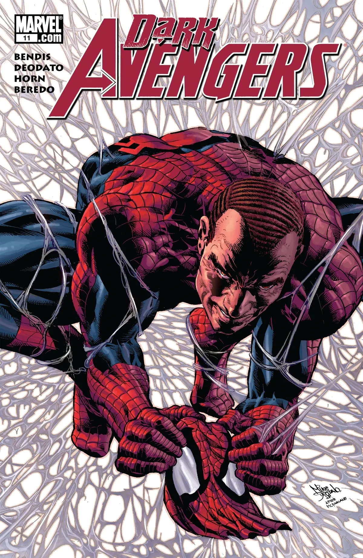 Dark Avengers #11 Spider-Man #1 homage cover by Mike Deodato Jr. and Rain Beredo