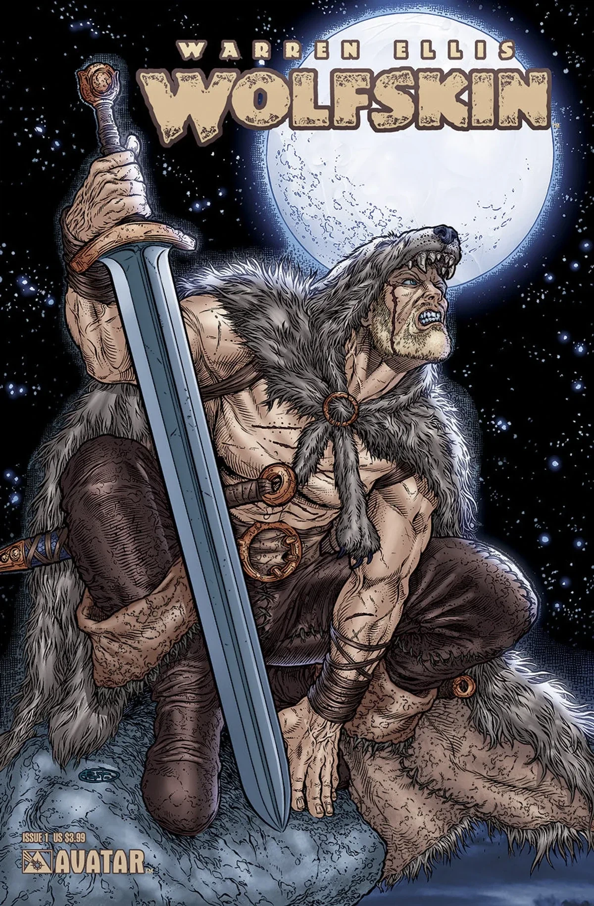 Warren Ellis’ Wolfskin #1 Spider-Man #1 homage regular cover by Juan José Ryp